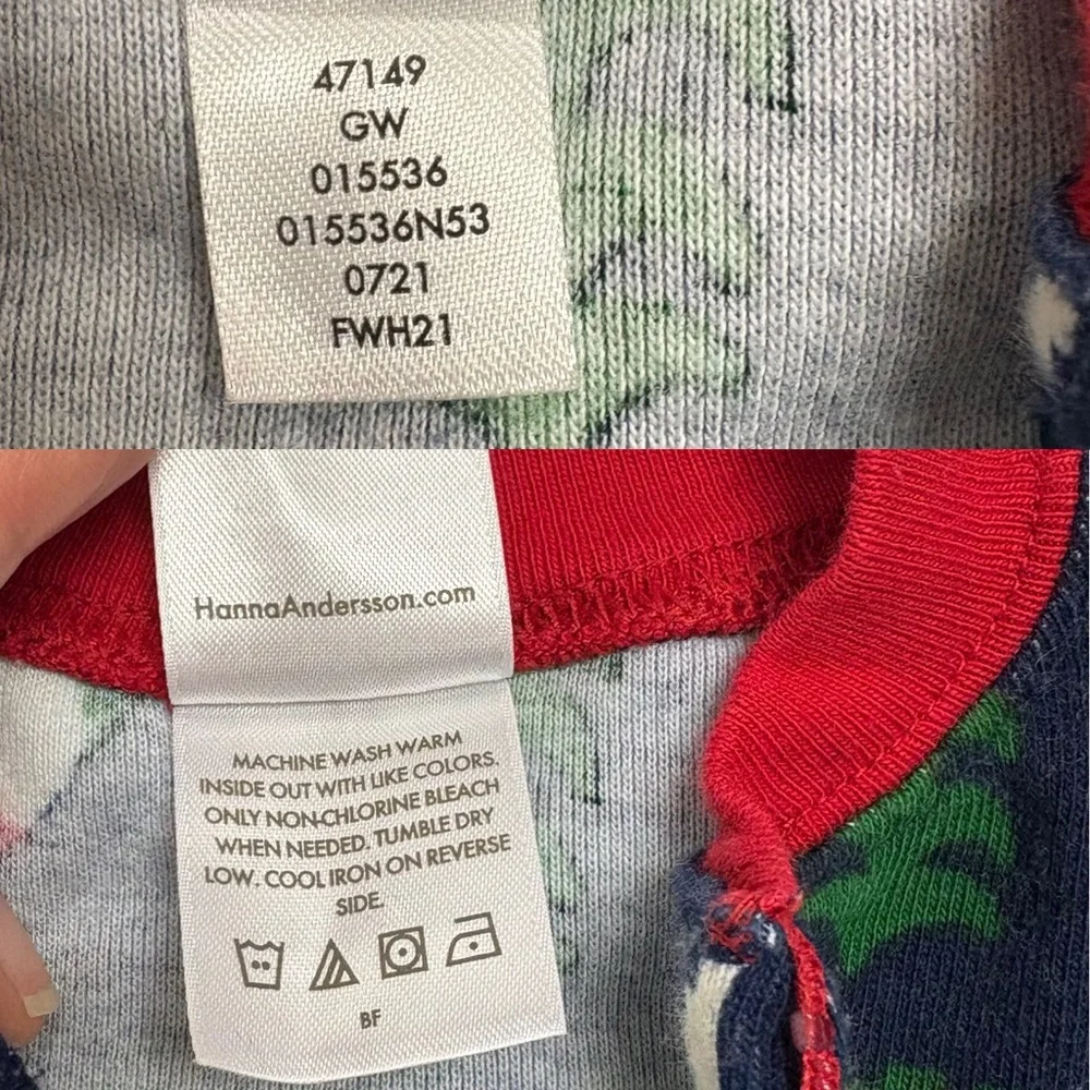 Hanna Andersson holiday vguc onesie
